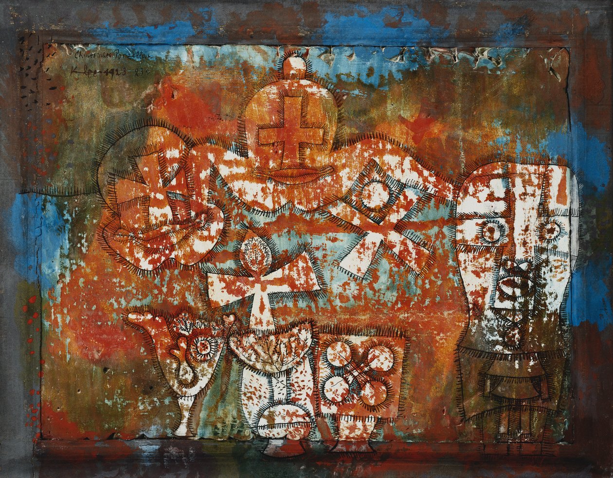 kinesiskt porslin; kinesiskt porslin av Paul Klee