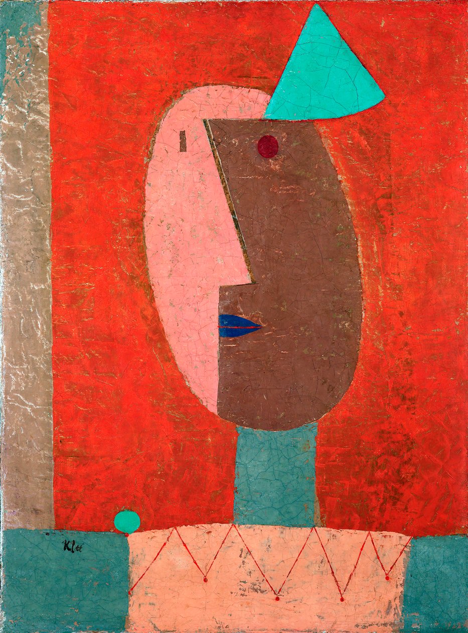 "Clown" 1929 (olja på duk) av Paul Klee