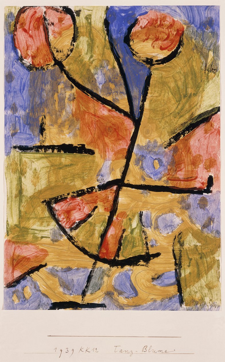 ダンスフラワー; ダンスフラワーウェディッシュ av Paul Klee