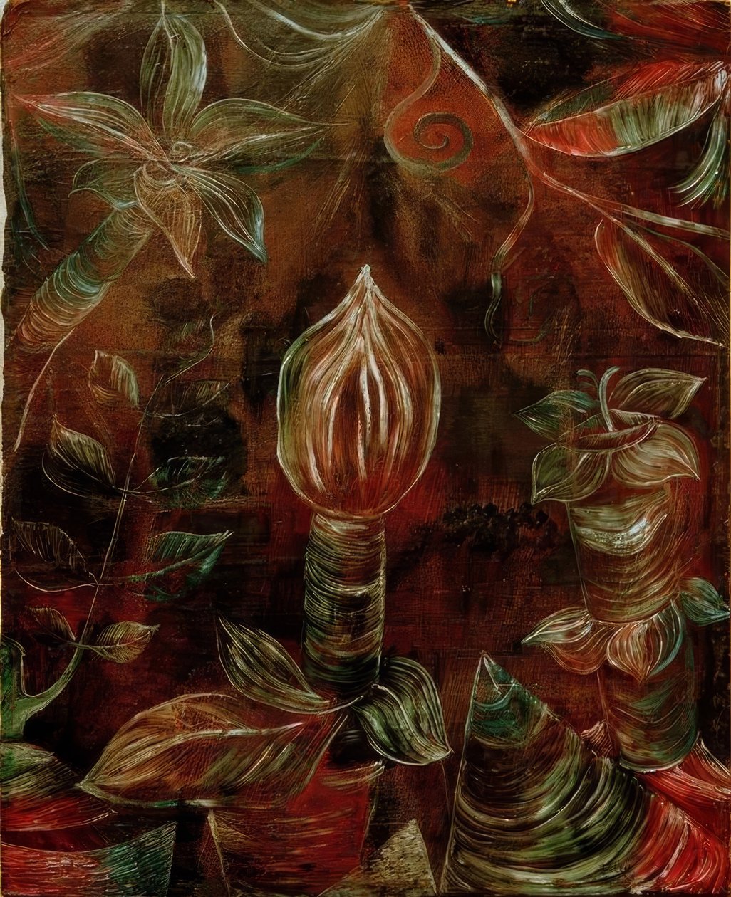 Dekorativ växtbild Knoppen av Paul Klee