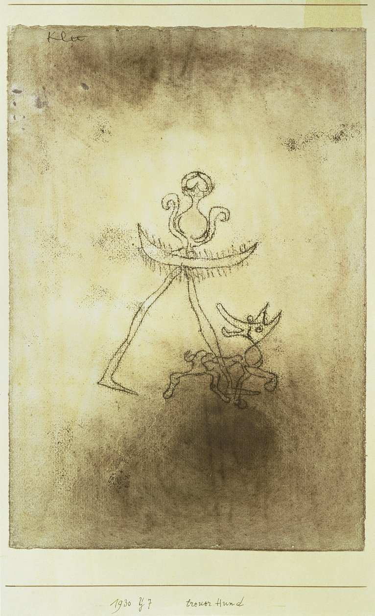Trogen hund av Paul Klee