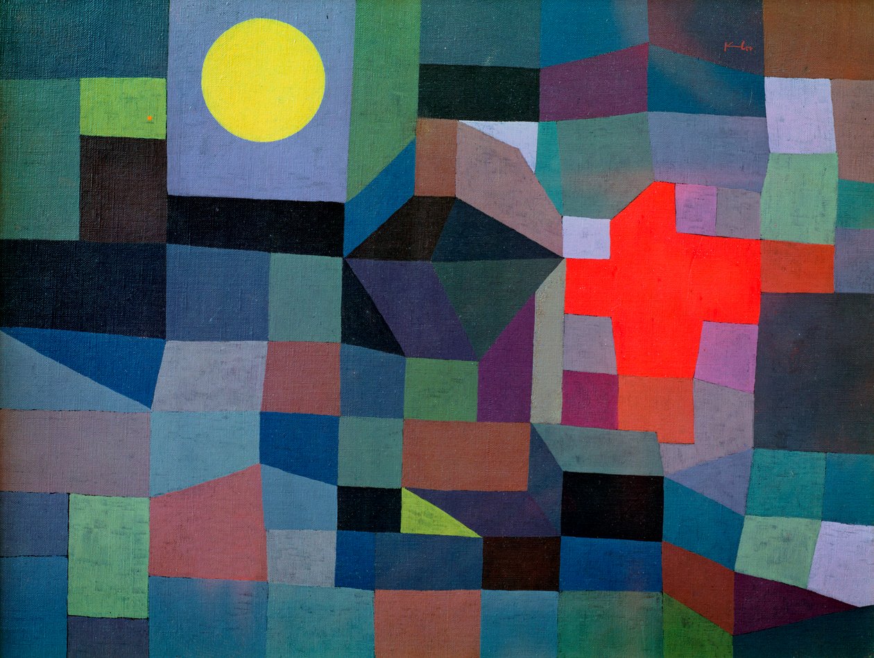 Eld, fullmåne av Paul Klee