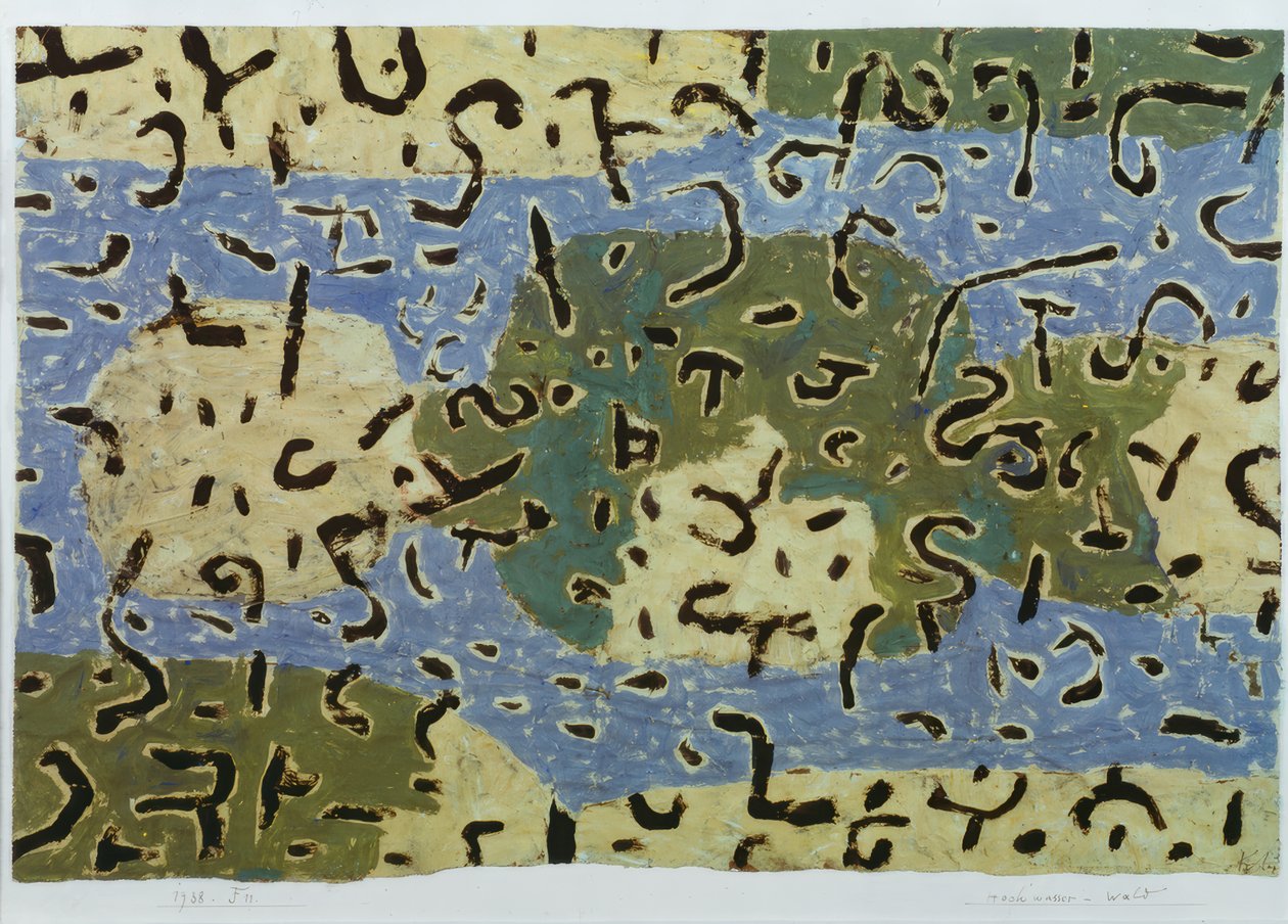 Översvämningsskog av Paul Klee