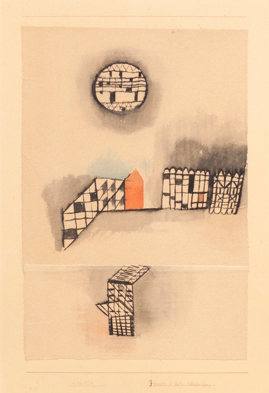 Friare i fasta småavdelningar av Paul Klee