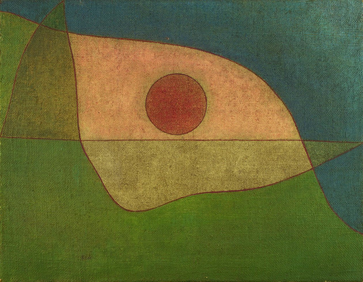Silence Gaze of Silence, 1932. av Paul Klee