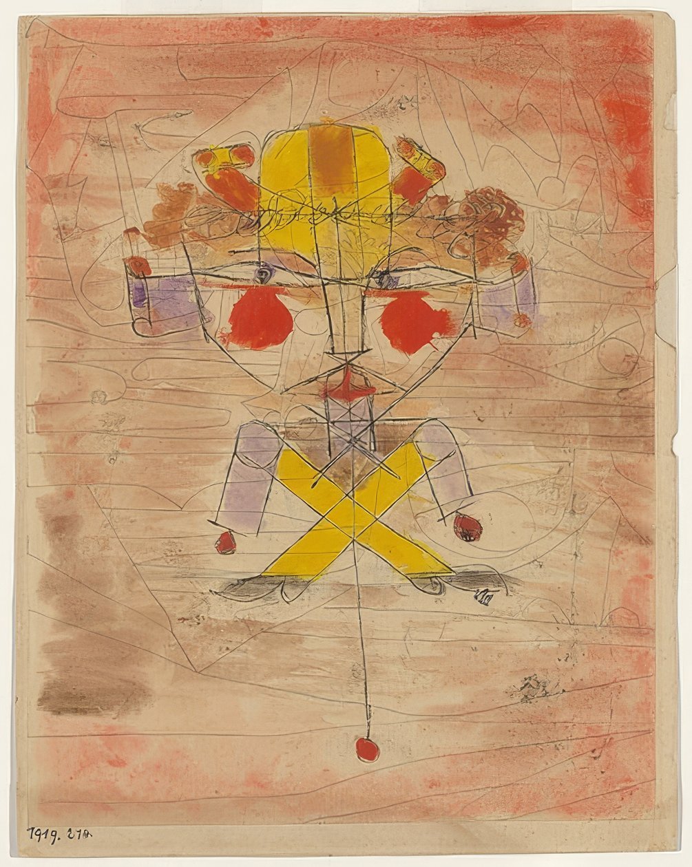 Hampelmann. 1919 av Paul Klee