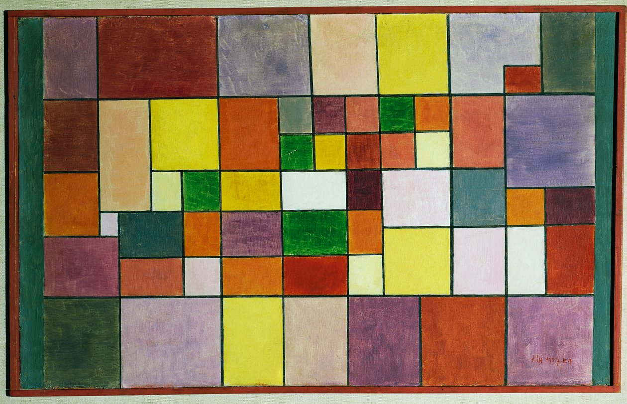 Harmony of Nordic Flora av Paul Klee