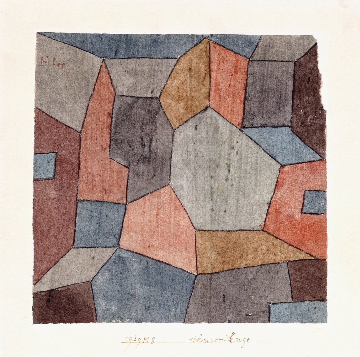 Hauser smalhet av Paul Klee