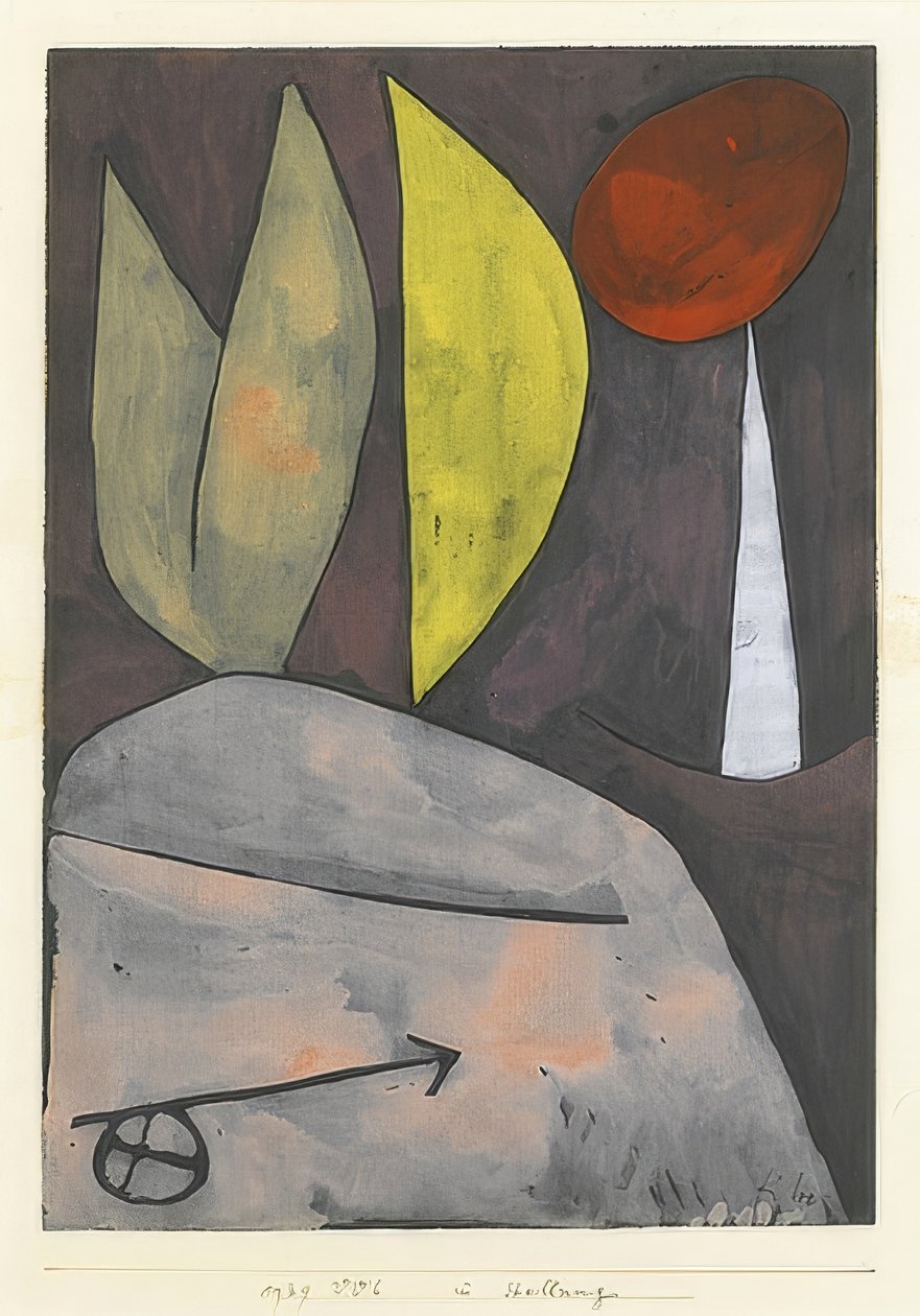 På plats. 1939 av Paul Klee