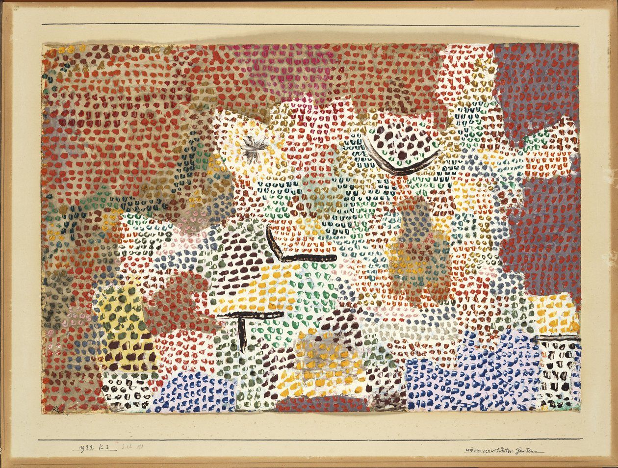 Precis Like a Garden Run Wild av Paul Klee