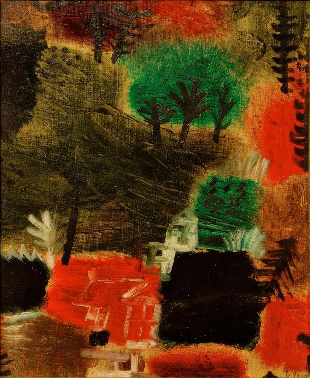 Litet landskap av Paul Klee