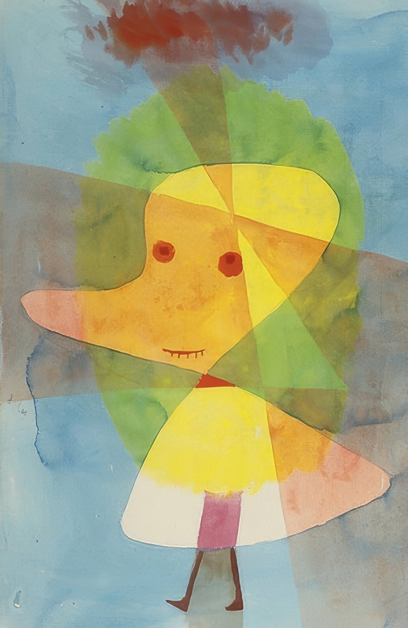 Liten trädgårdsanda. 1929 av Paul Klee