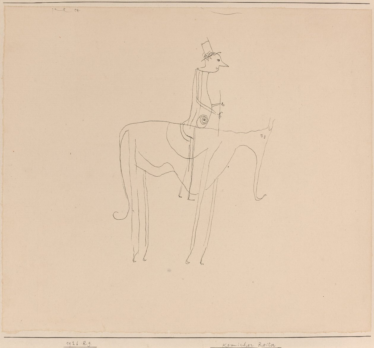 Comic Rider av Paul Klee
