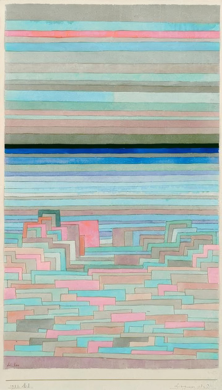 Lagun stad av Paul Klee