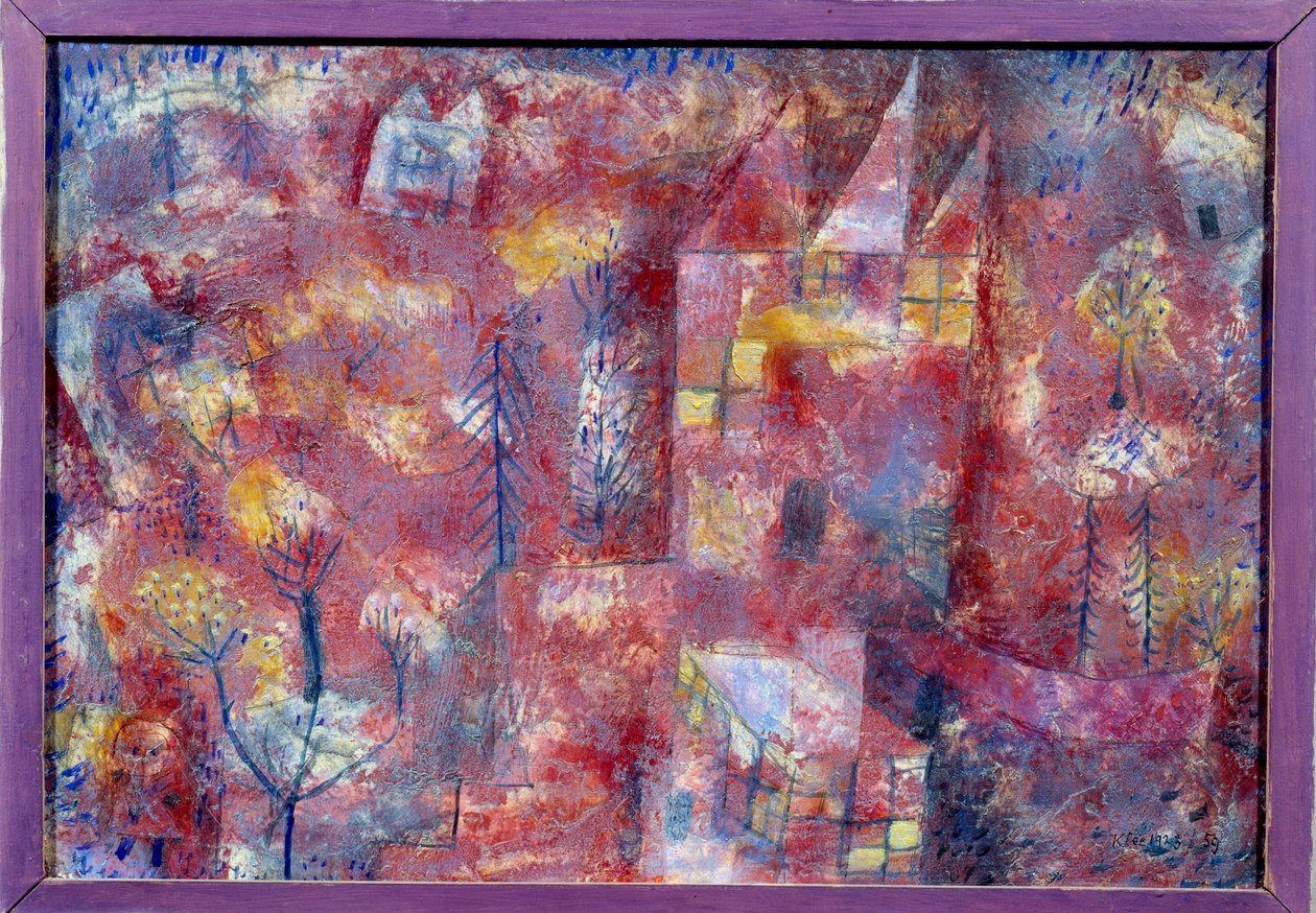 Landskap på barnet av Paul Klee