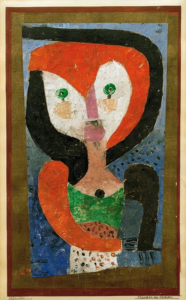 Flickor från Sachsen av Paul Klee