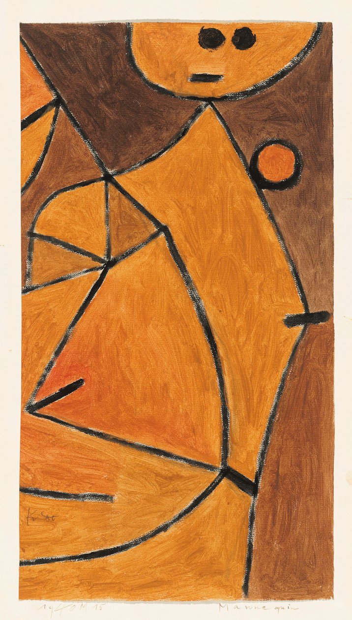 Skyltdocka, 1940. av Paul Klee