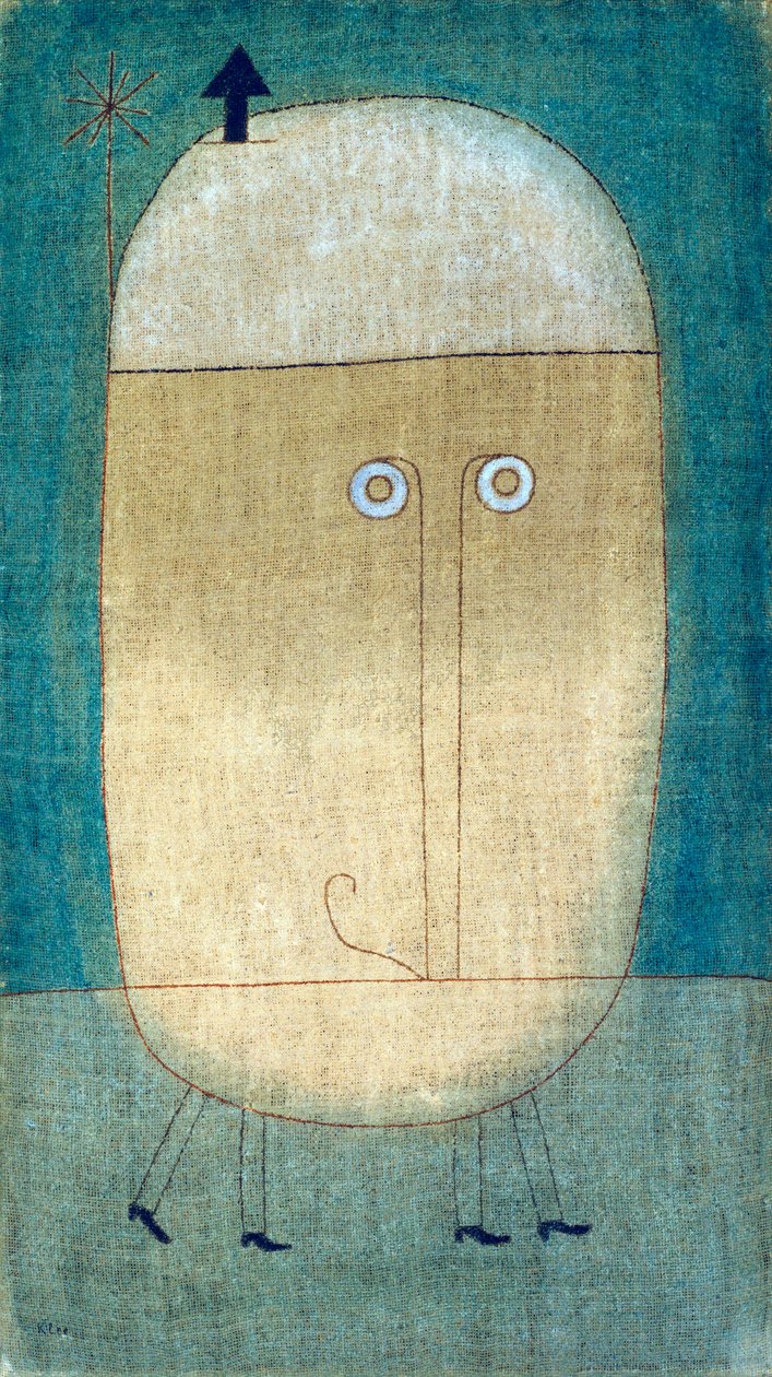 Skräckens mask av Paul Klee