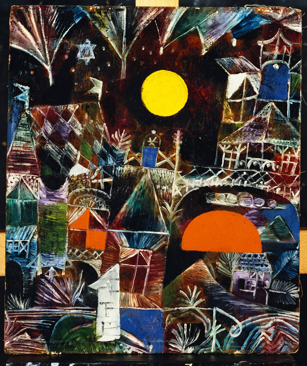 Månuppgång - Solnedgång av Paul Klee