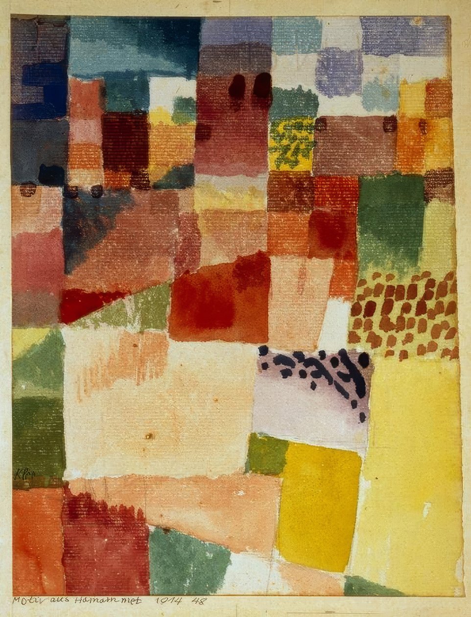 Motiv från Hammamet av Paul Klee