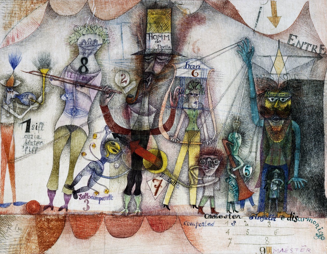Musik på mässan av Paul Klee