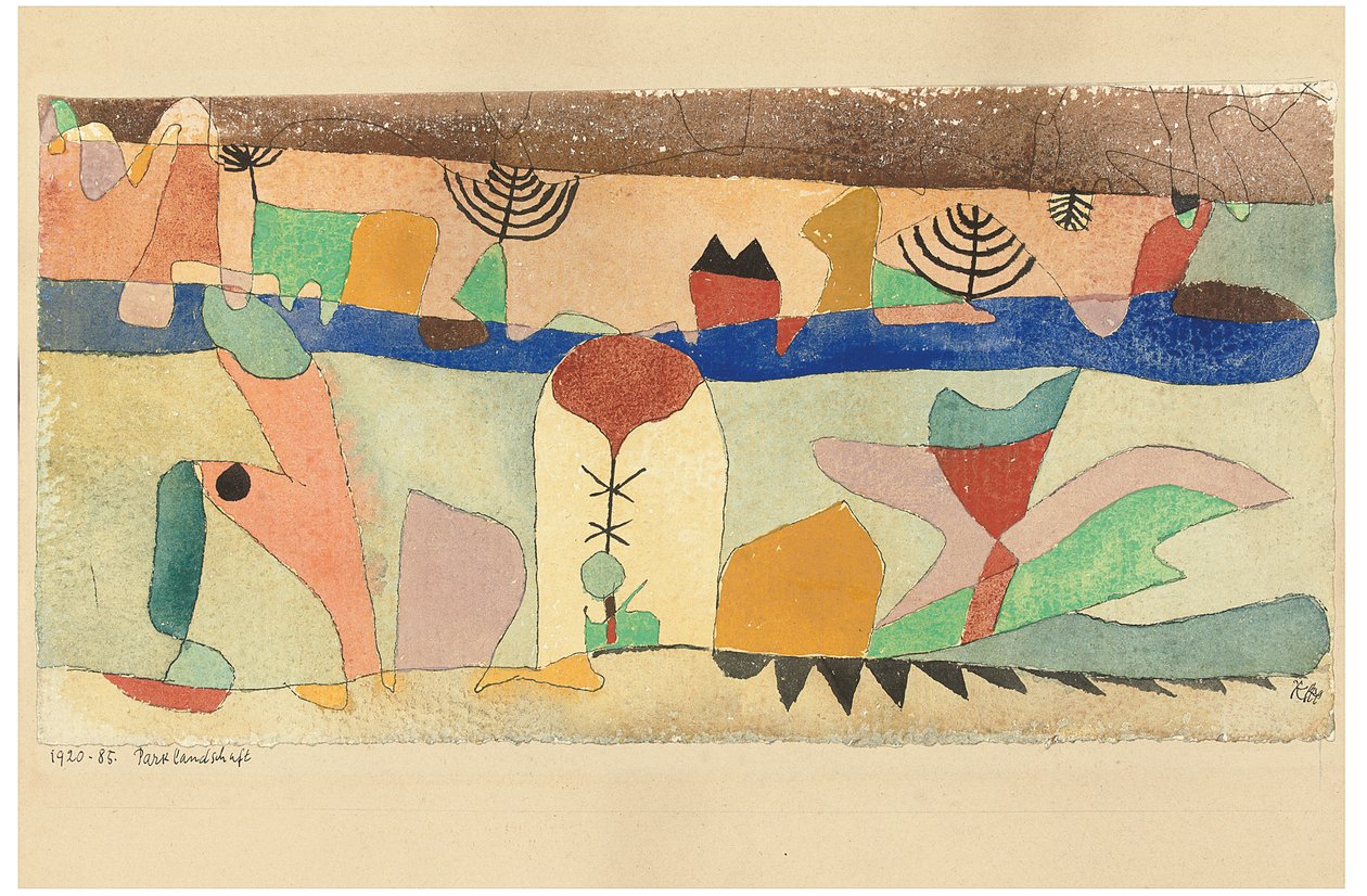 Park landskap av Paul Klee