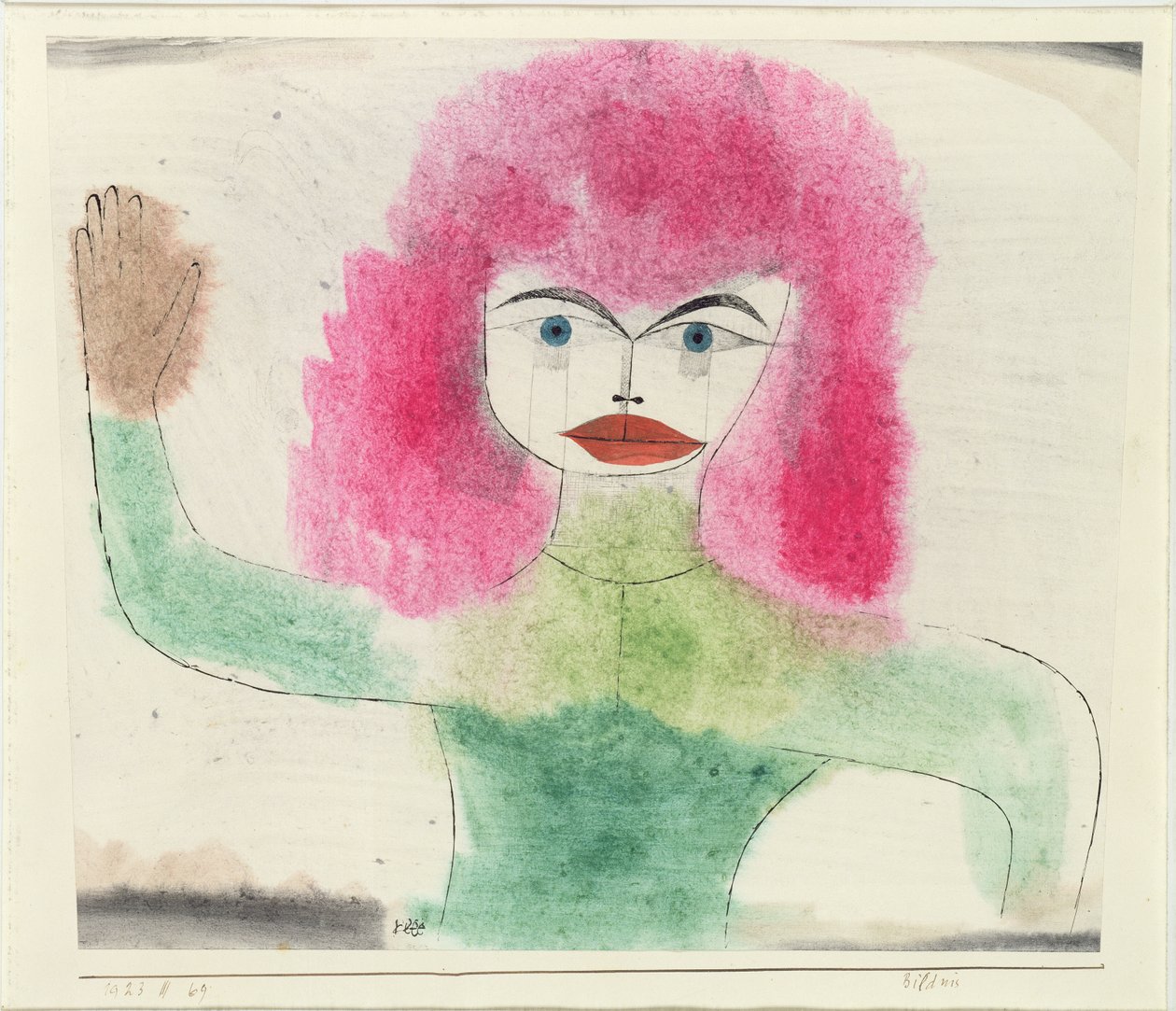 Porträtt av Paul Klee