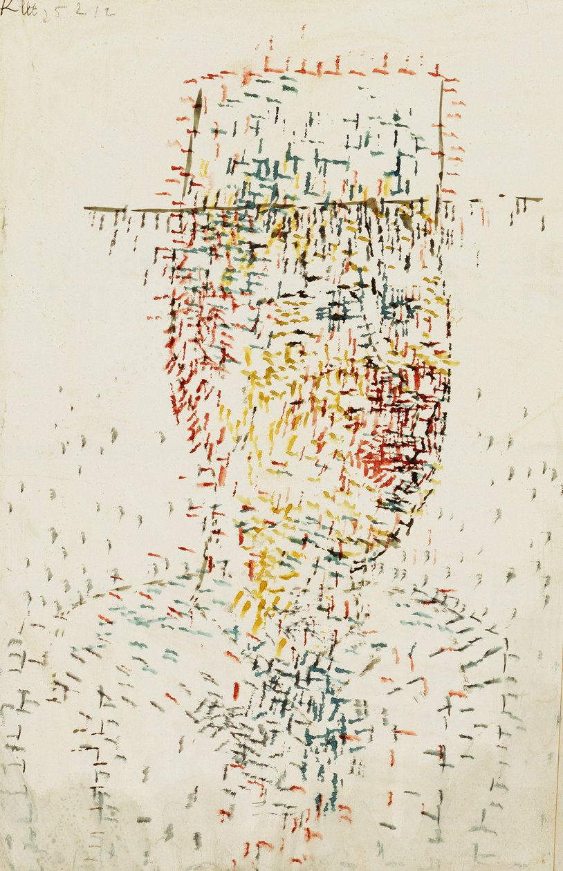 Porträtt av en ung man av Paul Klee