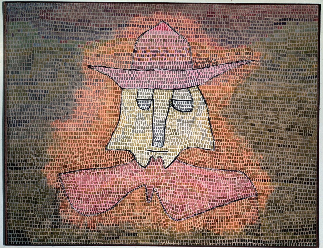 Porträtt av pastor Kol - Målning av Paul Klee