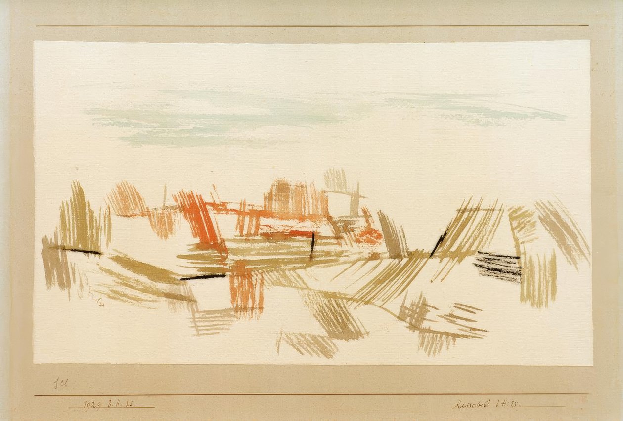 Resebild 3. h. 25 av Paul Klee