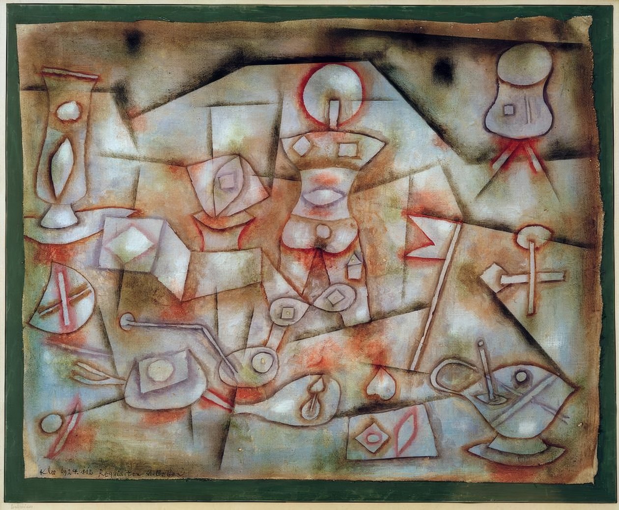 Rekvisita stilleben av Paul Klee