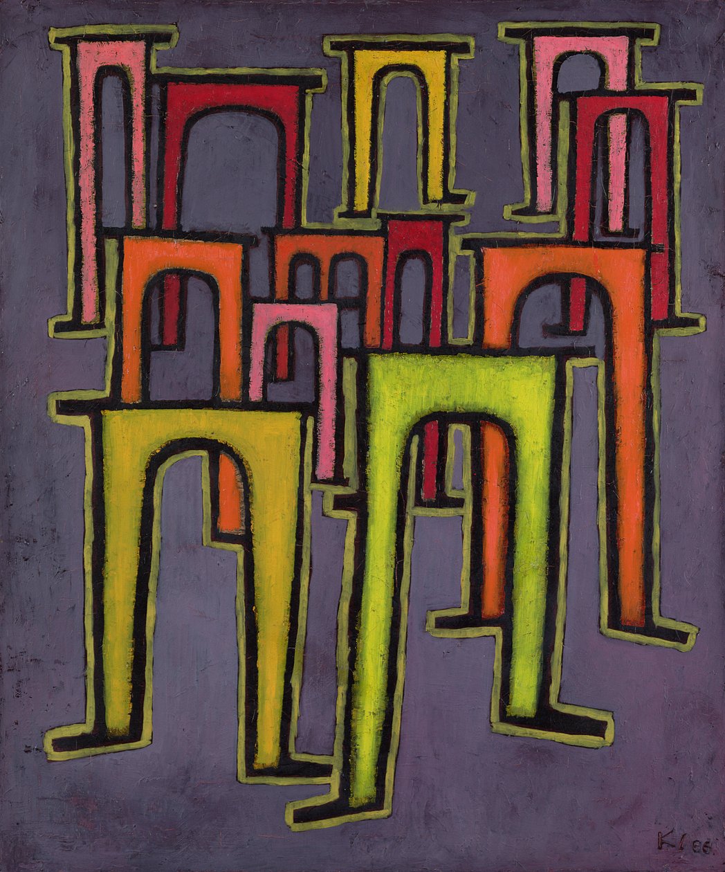 Viaduktens revolution av Paul Klee