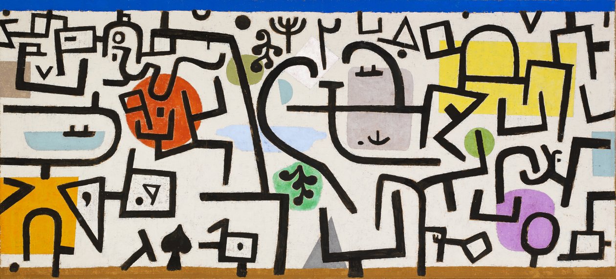 Rich Harbor (bild på en resa) av Paul Klee