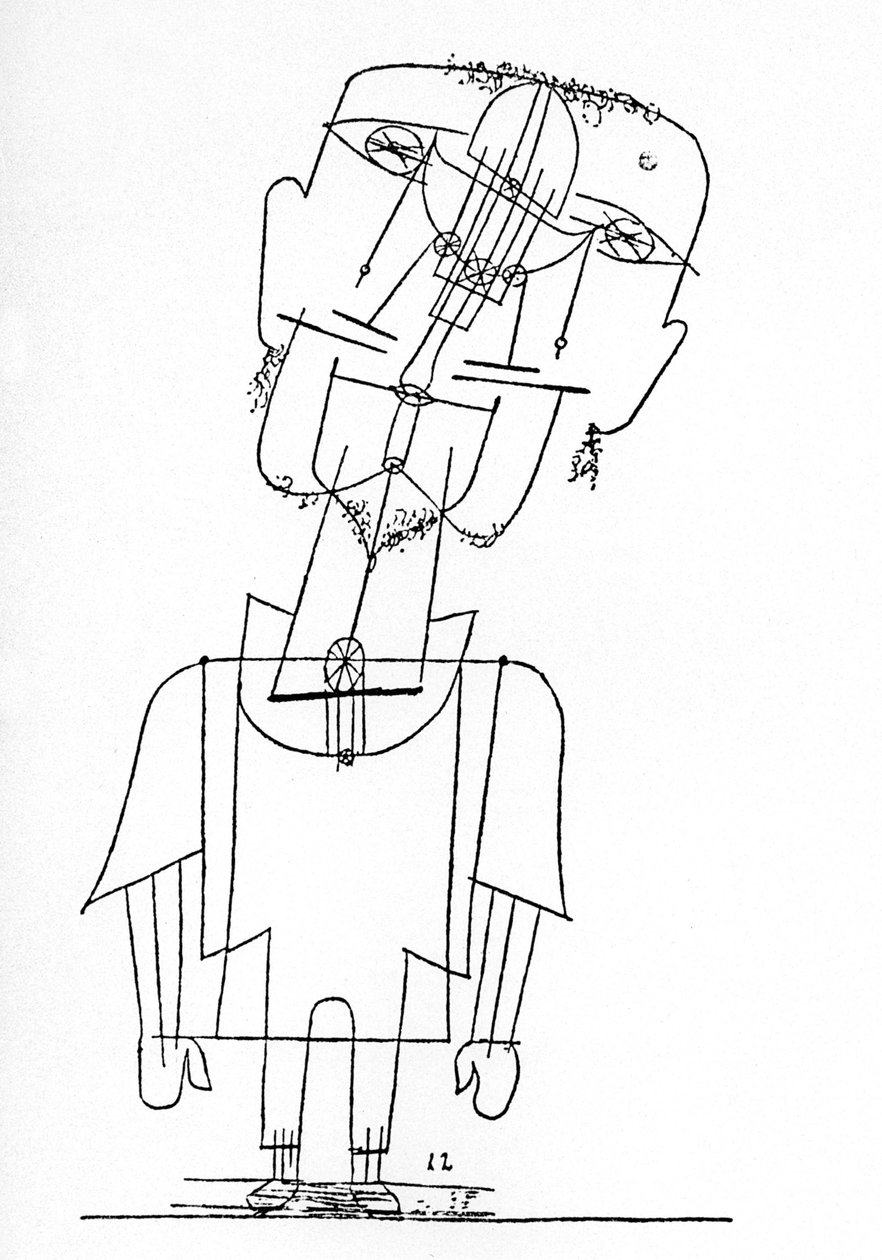 Självporträtt av Paul Klee