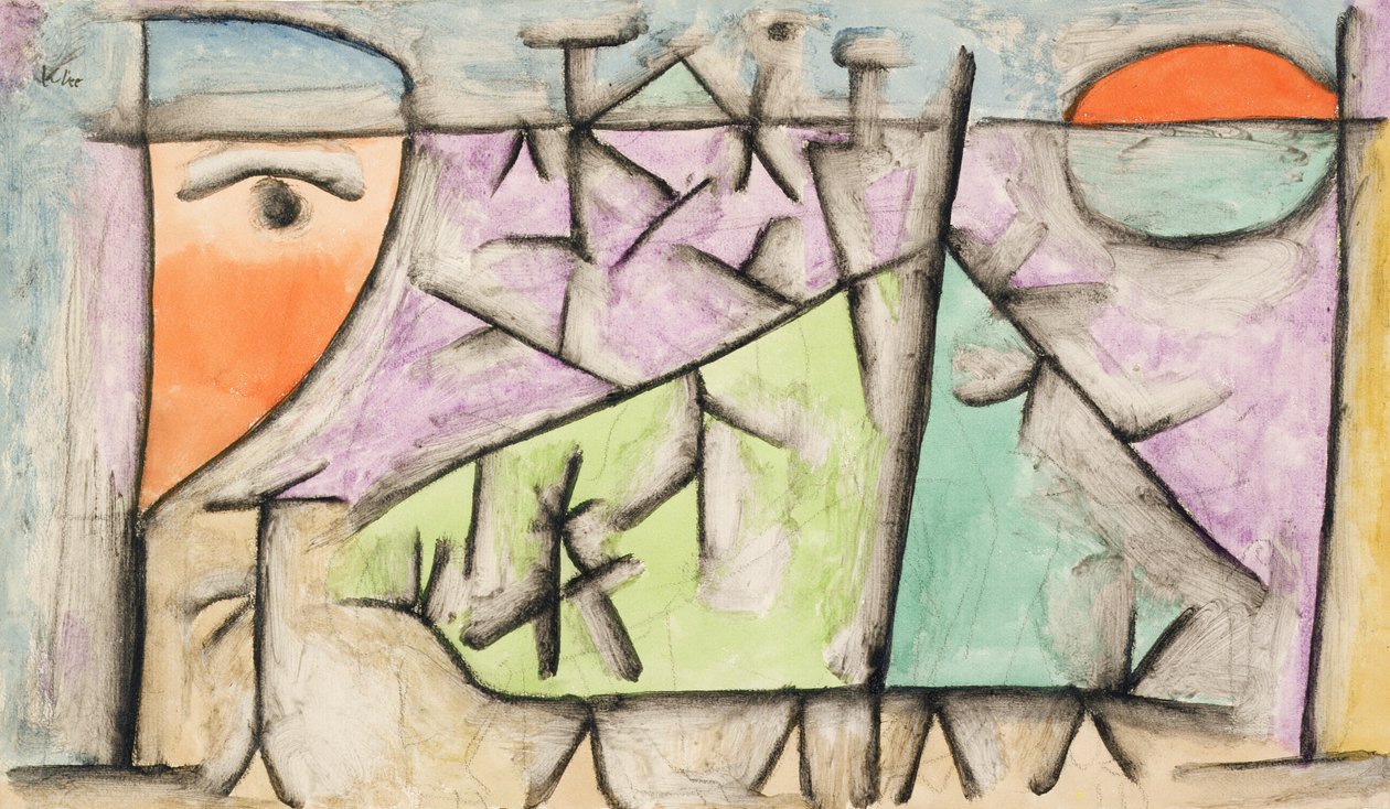 solnedgång av Paul Klee