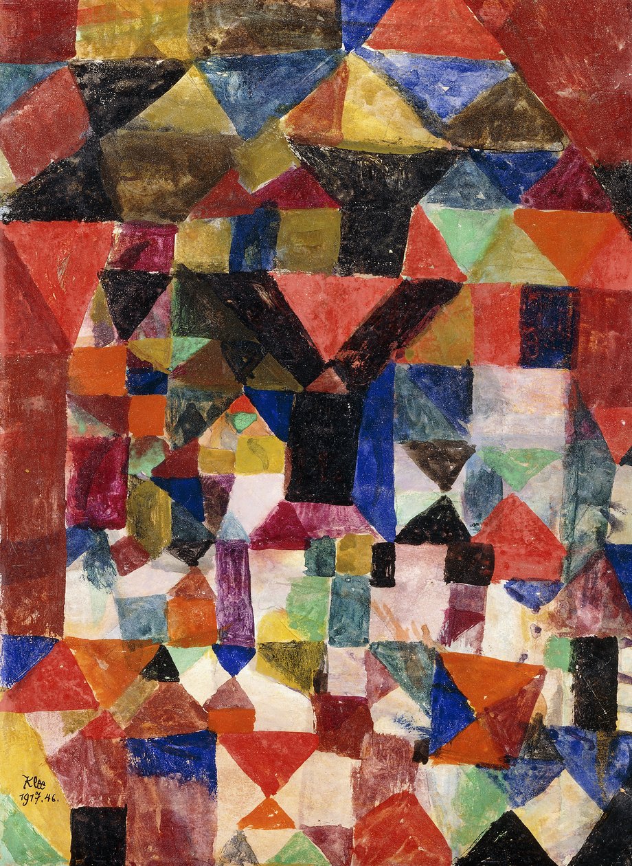 都市のような建物。 都会的なスタイルの建設スウェーデン av Paul Klee