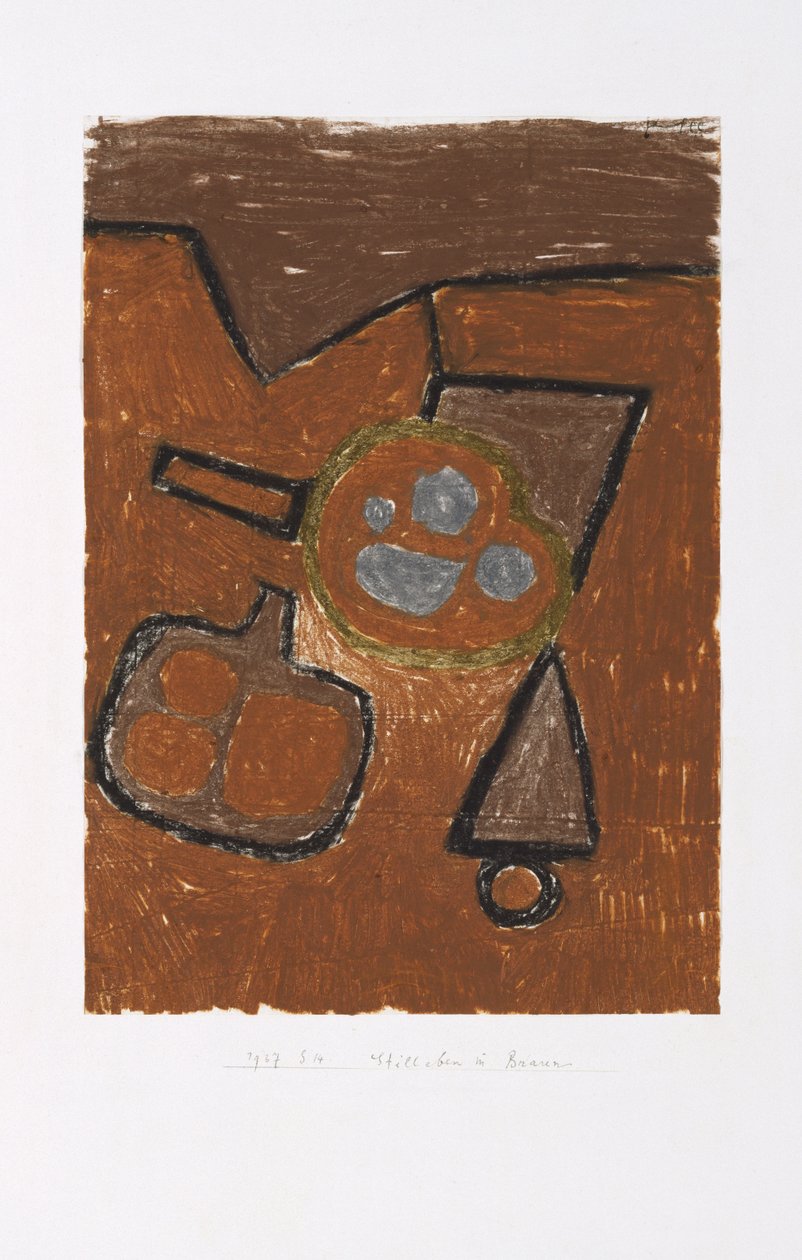 Stilleben i brunt av Paul Klee