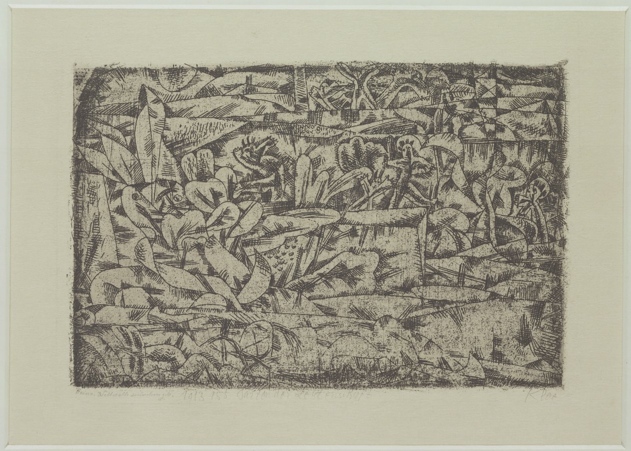 Passionens trädgård av Paul Klee