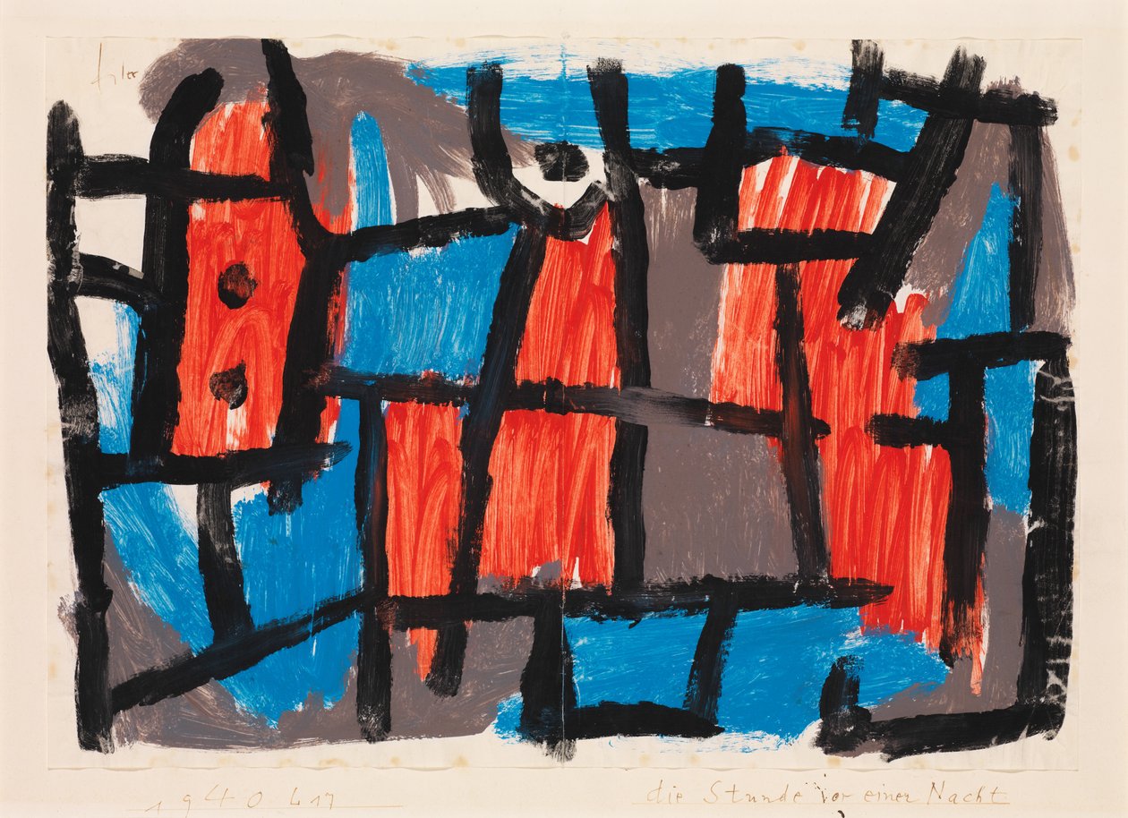 Timmen före en natt av Paul Klee