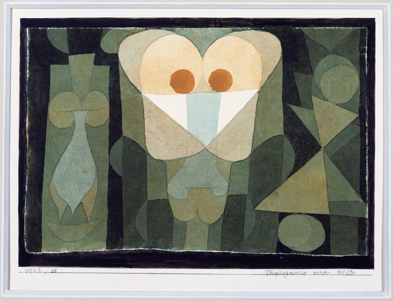 En blodkropps fysiognomi av Paul Klee