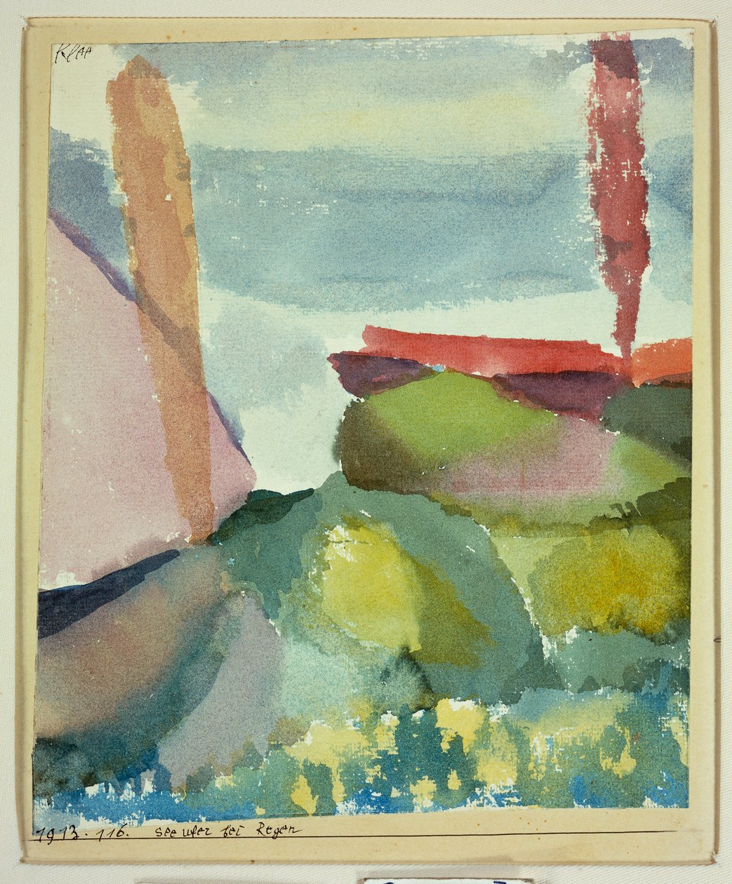 Havet i regnet av Paul Klee