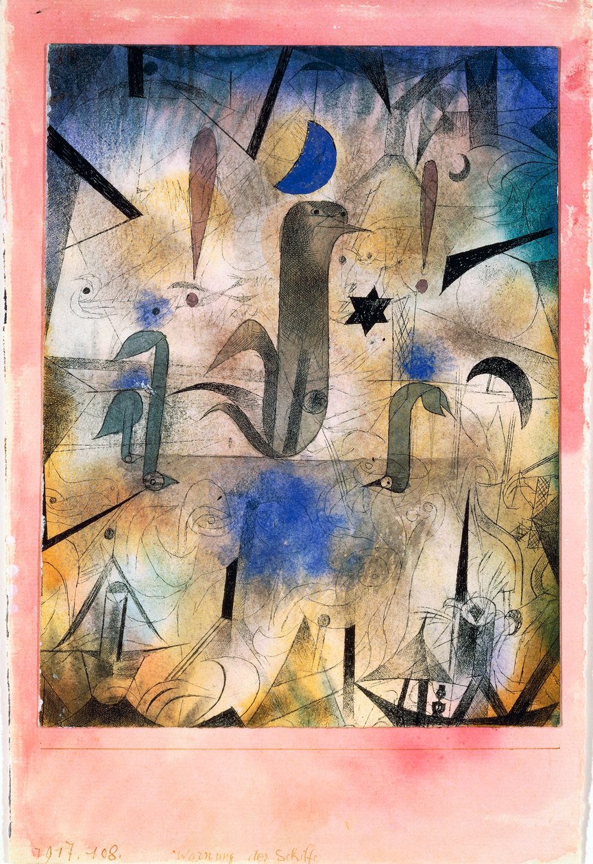 "Båtarnas sirener" av Paul Klee