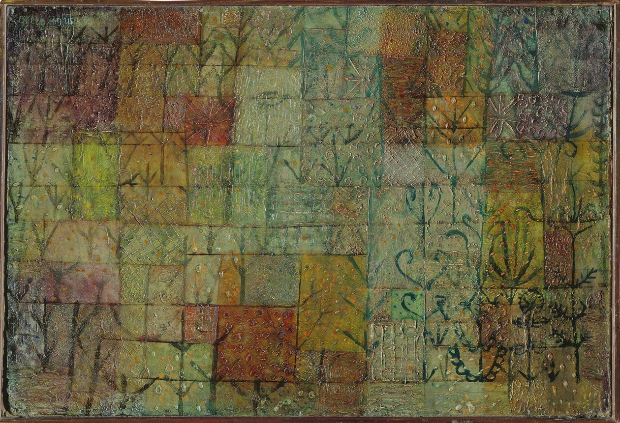 Köksträdgården, 1925. av Paul Klee