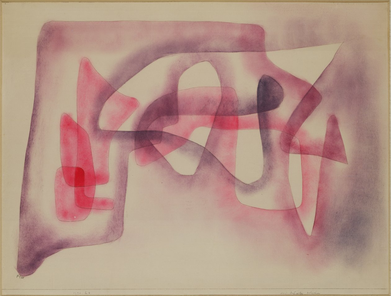 Tre ämnen, polyfoniska av Paul Klee
