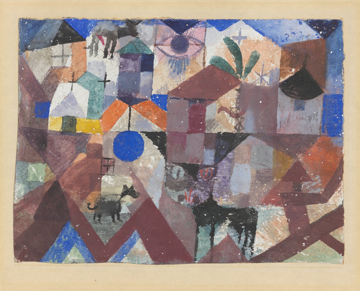 Tiergarten, 1918. av Paul Klee