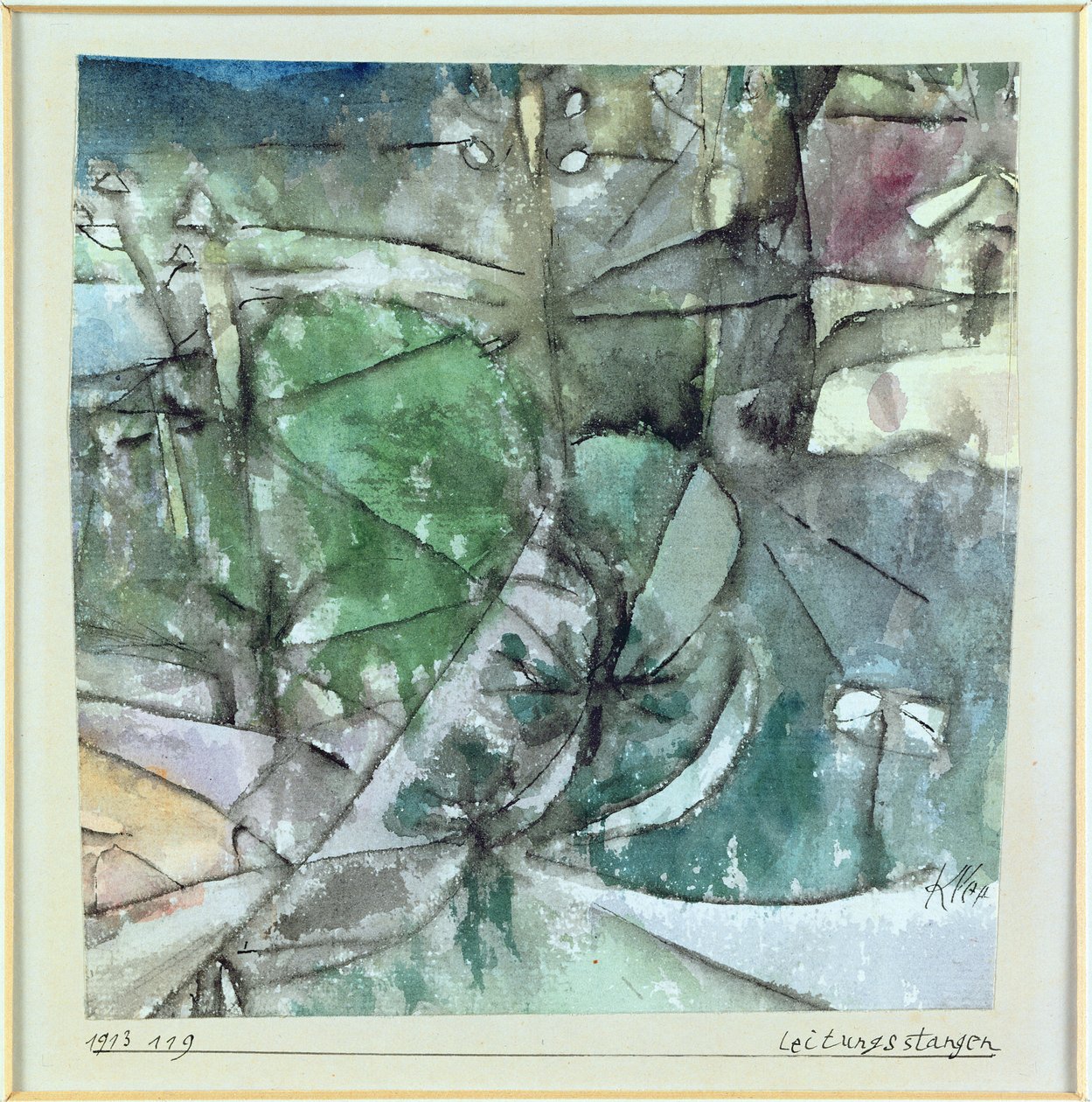 Hjälpstolpar av Paul Klee