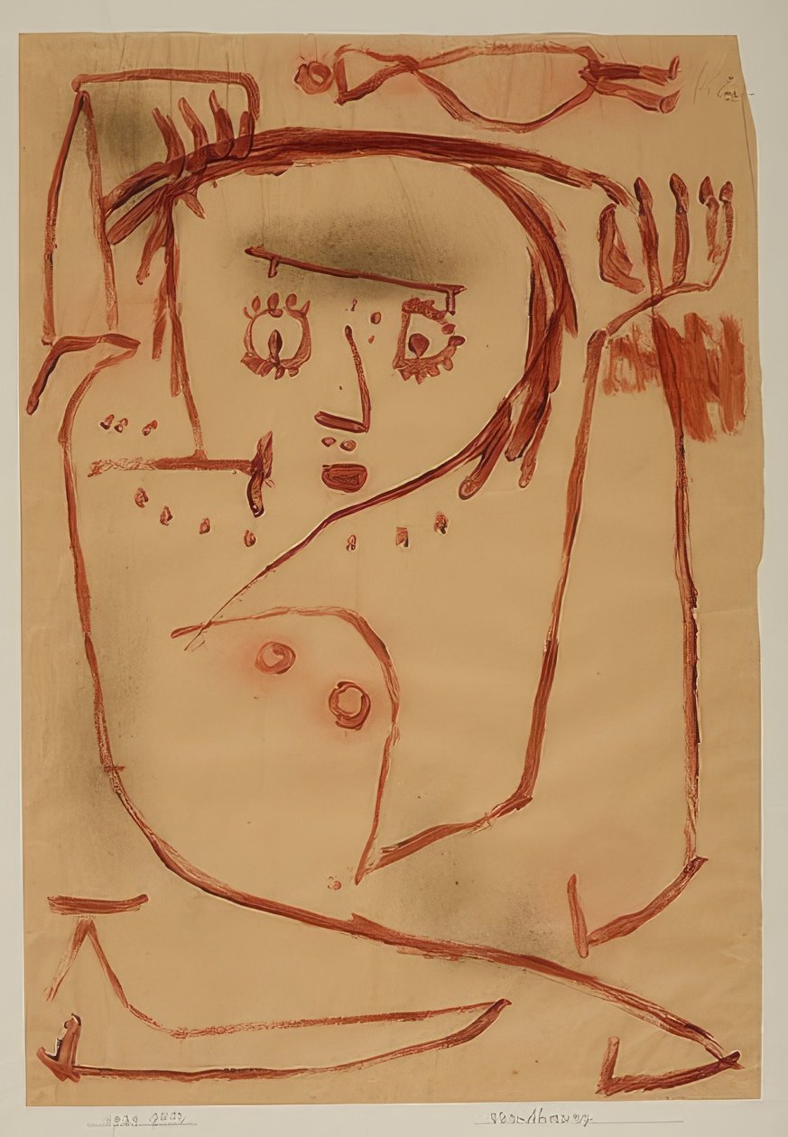 En föraning. 1939 av Paul Klee