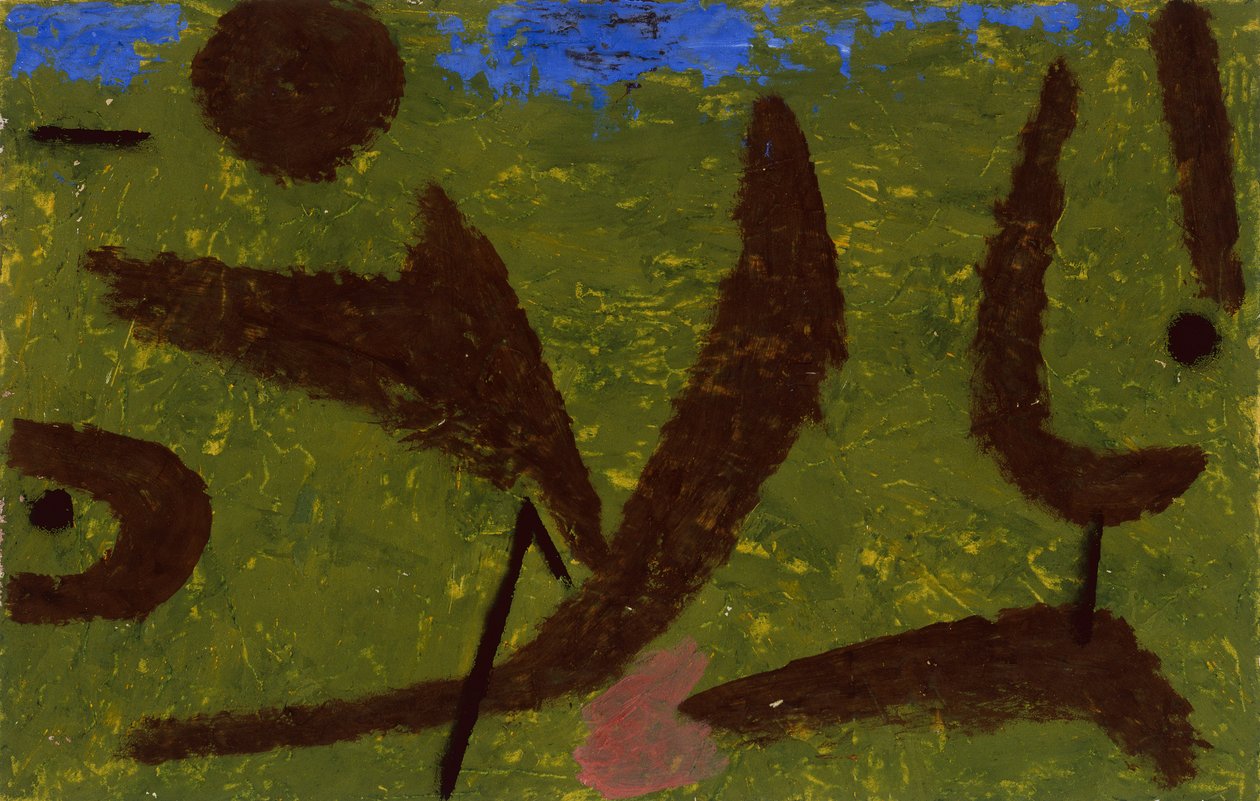 Vad hände längst ner i Chamonix av Paul Klee