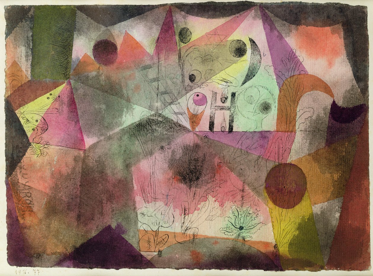 スウェーデン人と av Paul Klee