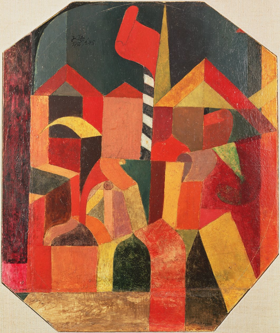 Med den röda flaggan av Paul Klee